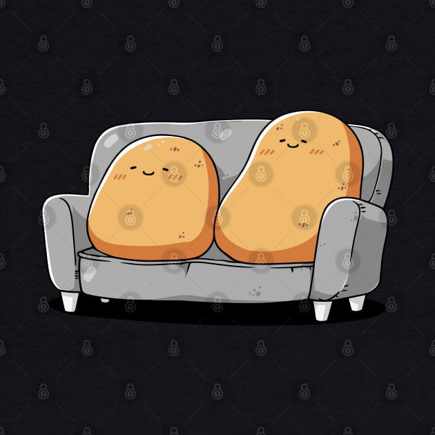 Cute Couch Potatoes by Daytone